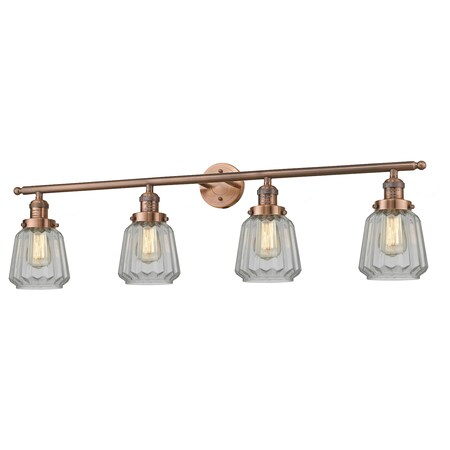 Innovations Lighting 4 Light Vintage Dimmable Led Bathroom Fixture, 532577 215-AC-G142-LED